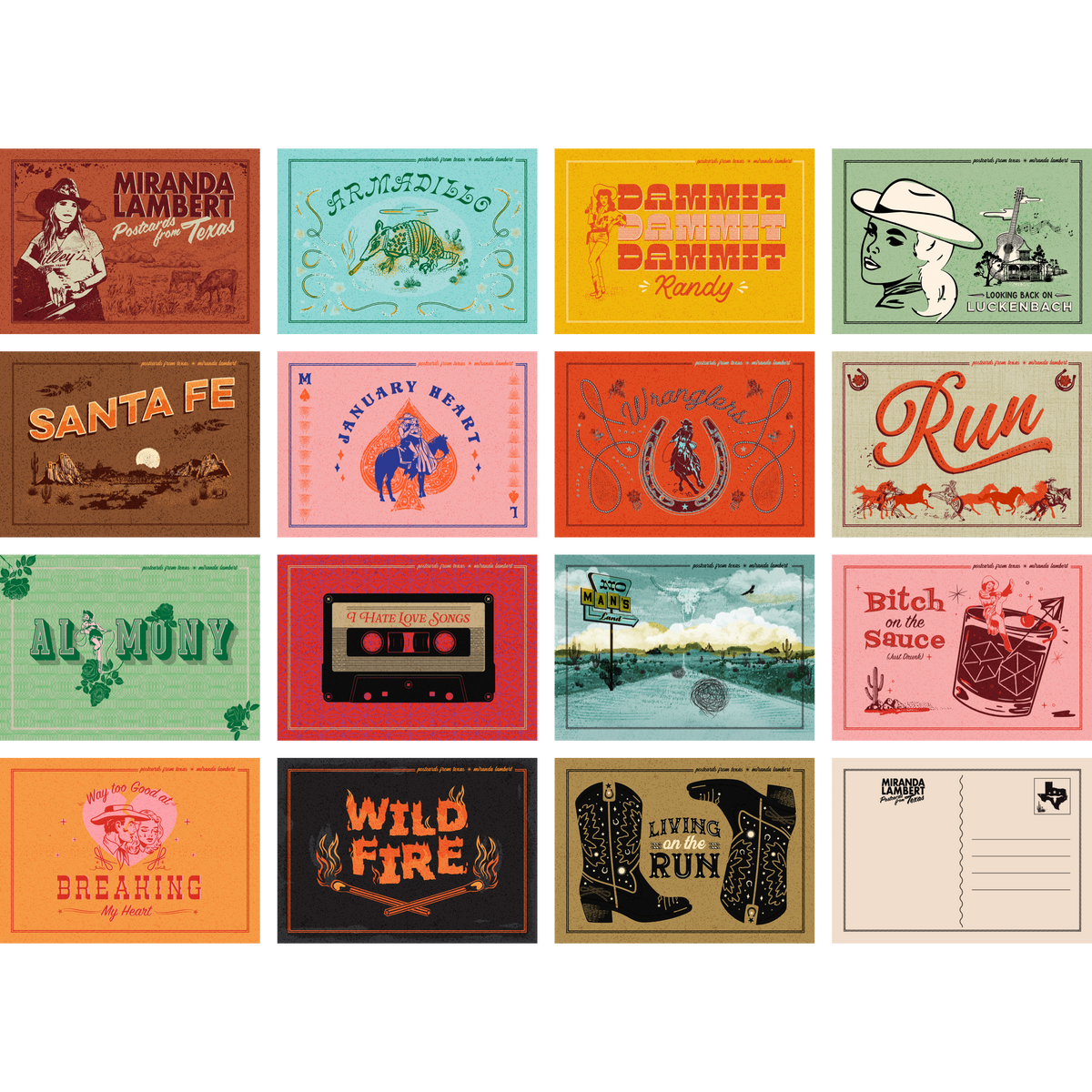 Postcard Set – The Miranda Lambert Store