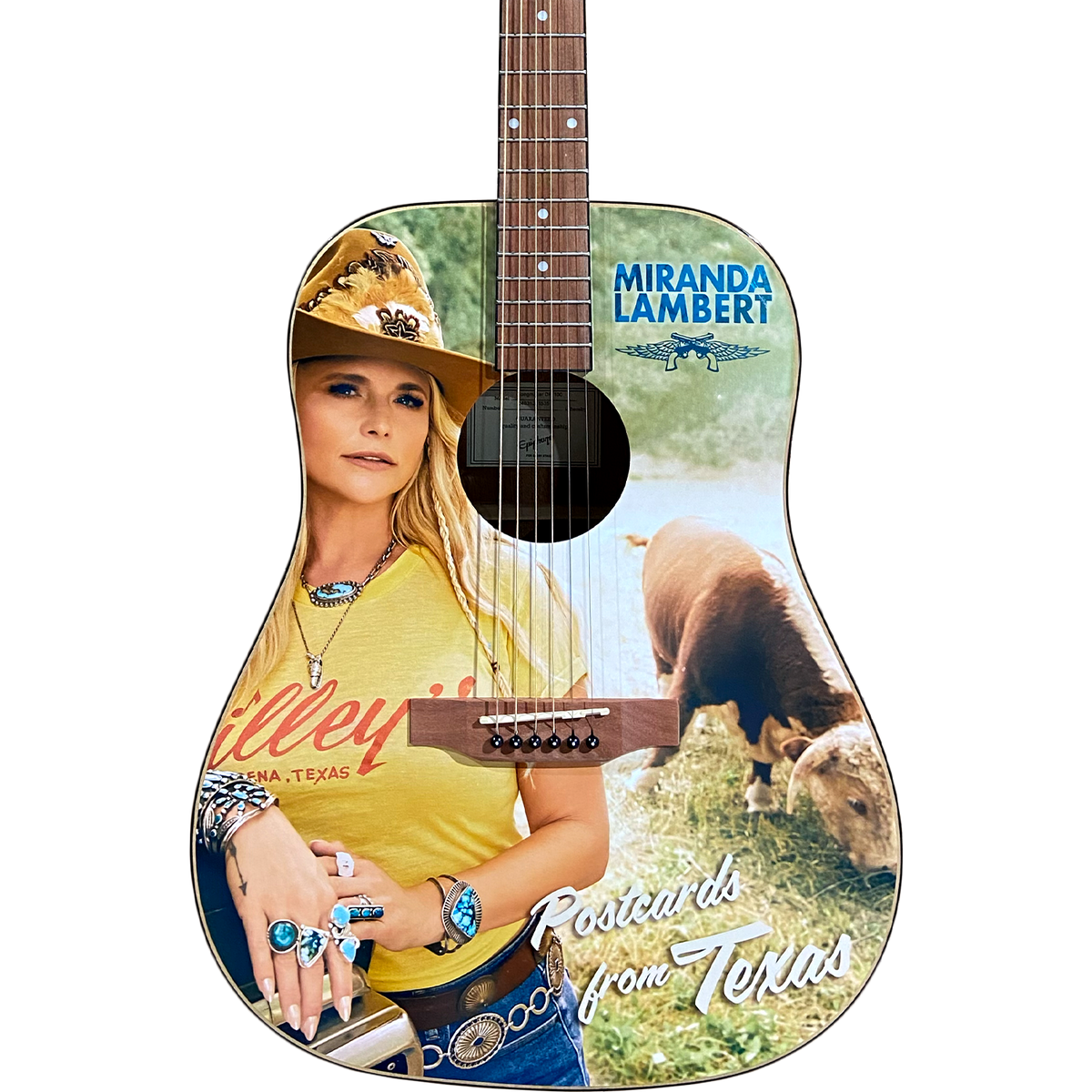 Autographed Postcards From Texas Guitar – The Miranda Lambert Store