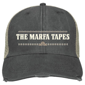 Cap front with "The Marfa Tapes"
