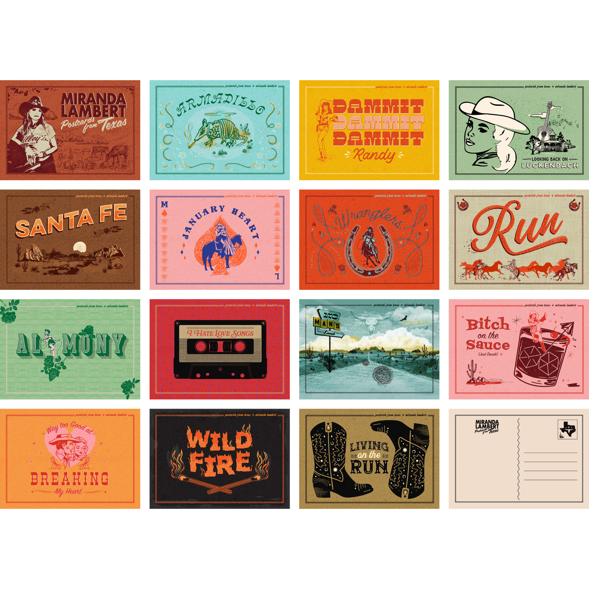 Postcard Set – The Miranda Lambert Store