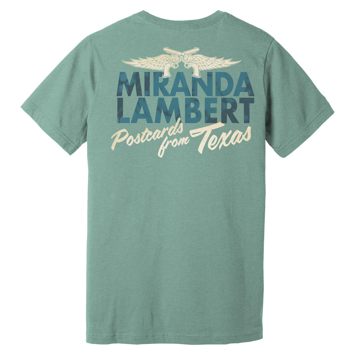 Postcards From Texas Tee - Dusty Blue – The Miranda Lambert Store