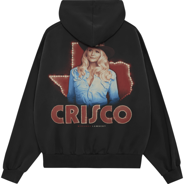 Back design features an image of Miranda with the words "Miranda Lambert Crisco".