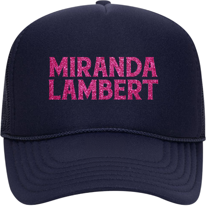 Glitter Trucker Cap - Navy – The Miranda Lambert Store