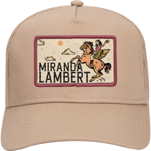 Miranda Lambert WILDCARD Orange Mesh Trucker Hat adjustable Miranda Lambert Distressed Live Tour Red Mesh Snapback  main image 4