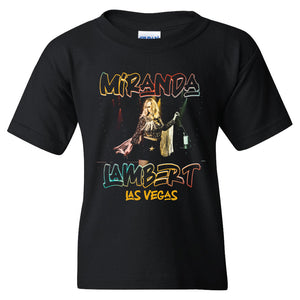 Front features live performance image of Miranda with text "Miranda Lambert. Las Vegas."